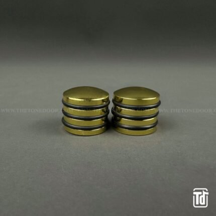 TD® Spare Parts -Hipshot Metal Knob with Grip Gold Pack Of 2