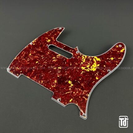 TD® Spare Parts - Telecaster Pickguard Single Coil Neck 3 Ply | Red Tortoise
