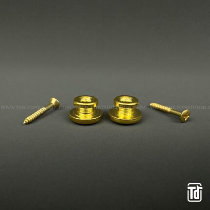 TD® Spare Parts – Mushroom Type Strap Buttons _ Gold_ Pack Of 2