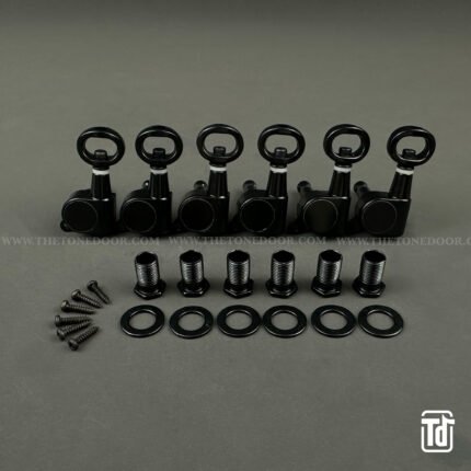 TD® Spare Parts - Vintage Style 6-in Line Tuning Pegs | Black