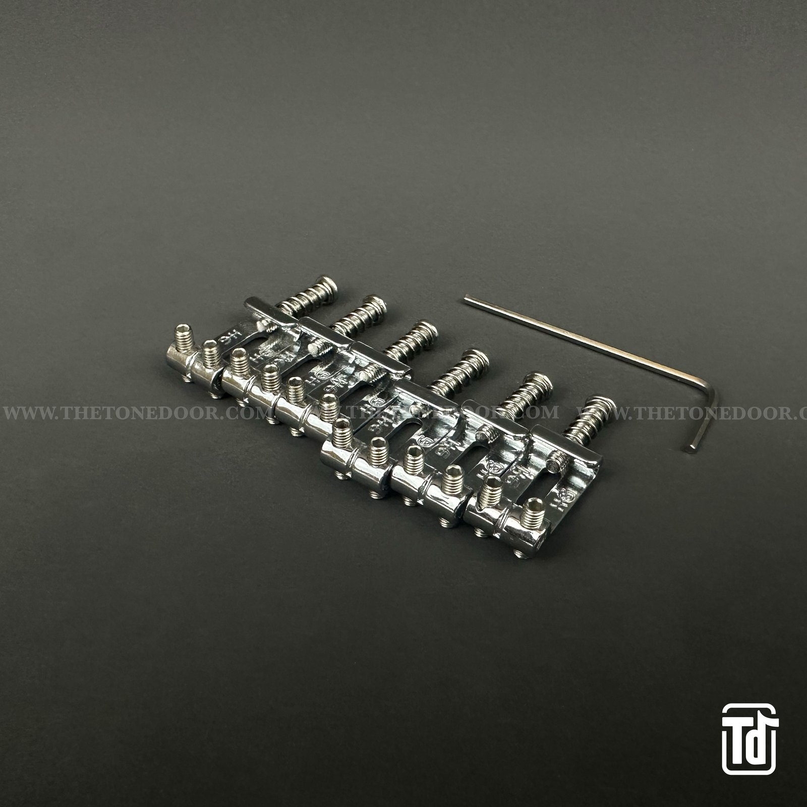 TD® Spare Parts – Highwood Contoured Vintage Bridge Saddles Chrome (3)